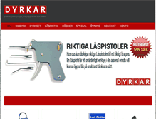 Tablet Screenshot of dyrkar.com